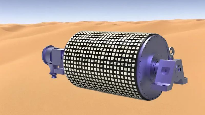 永磁電機(jī)滾筒