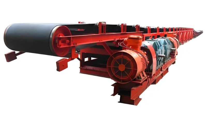 帶式輸送機的工作原理