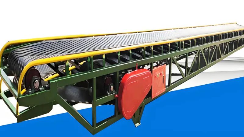 帶式輸送機的工作原理