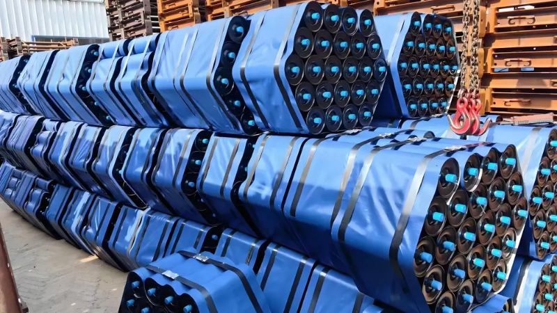 礦用高密度聚乙烯輸送機(jī)輥筒